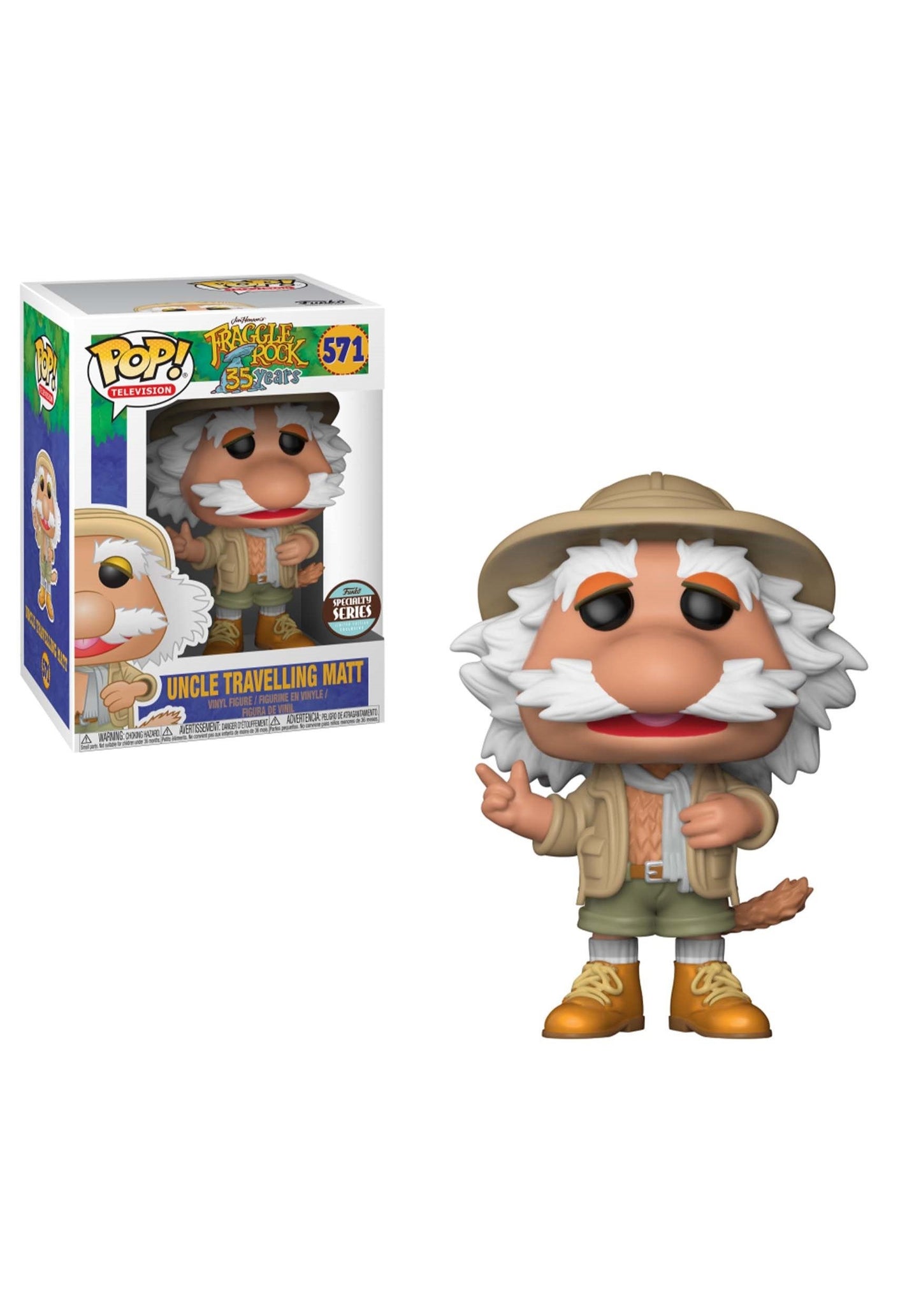 Funko Pop! TV Fraggle Rock Traveling Matt 3.75" Specialty Series Figura