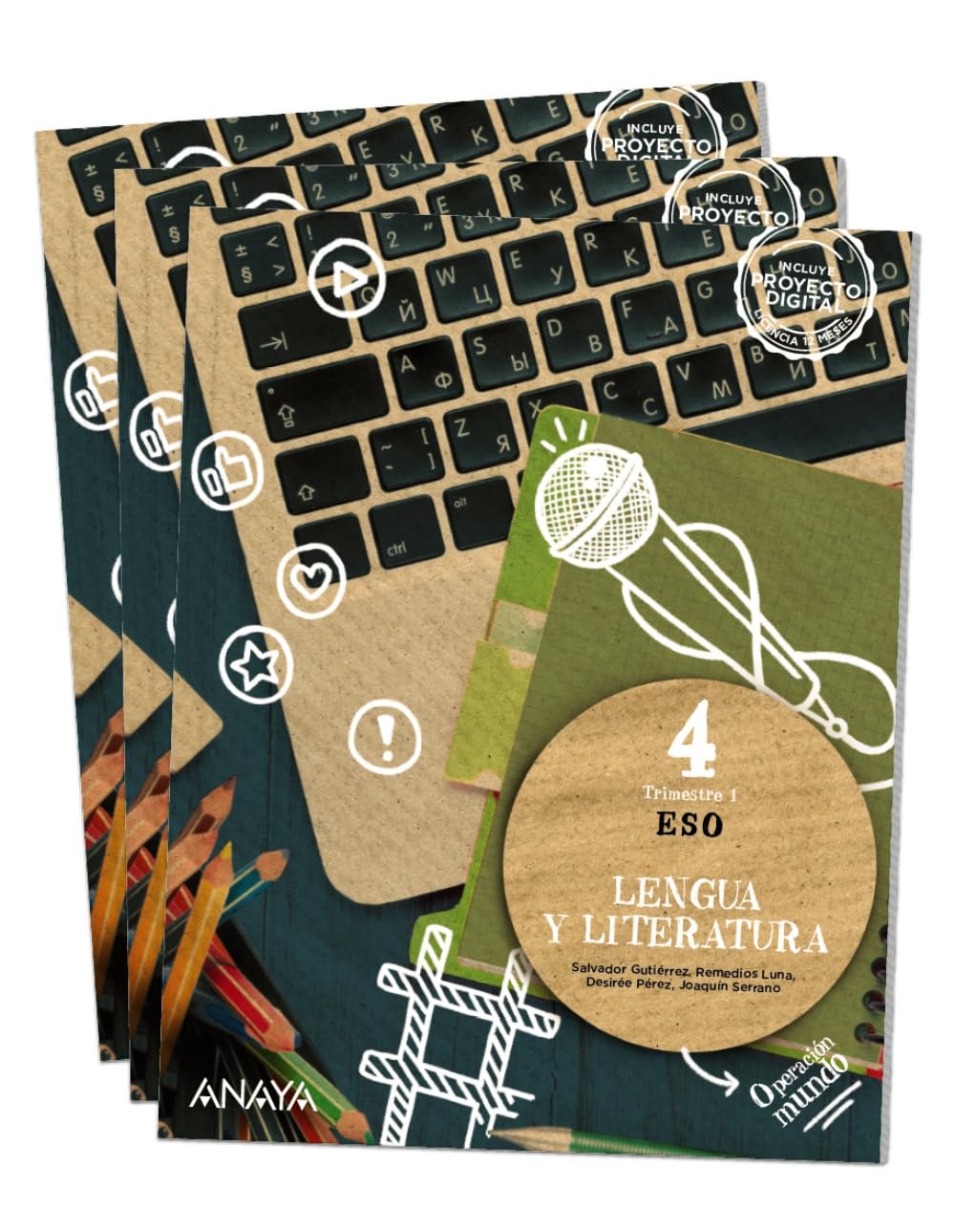 Libro: Lengua y Literatura 4 (Operación Mundo)