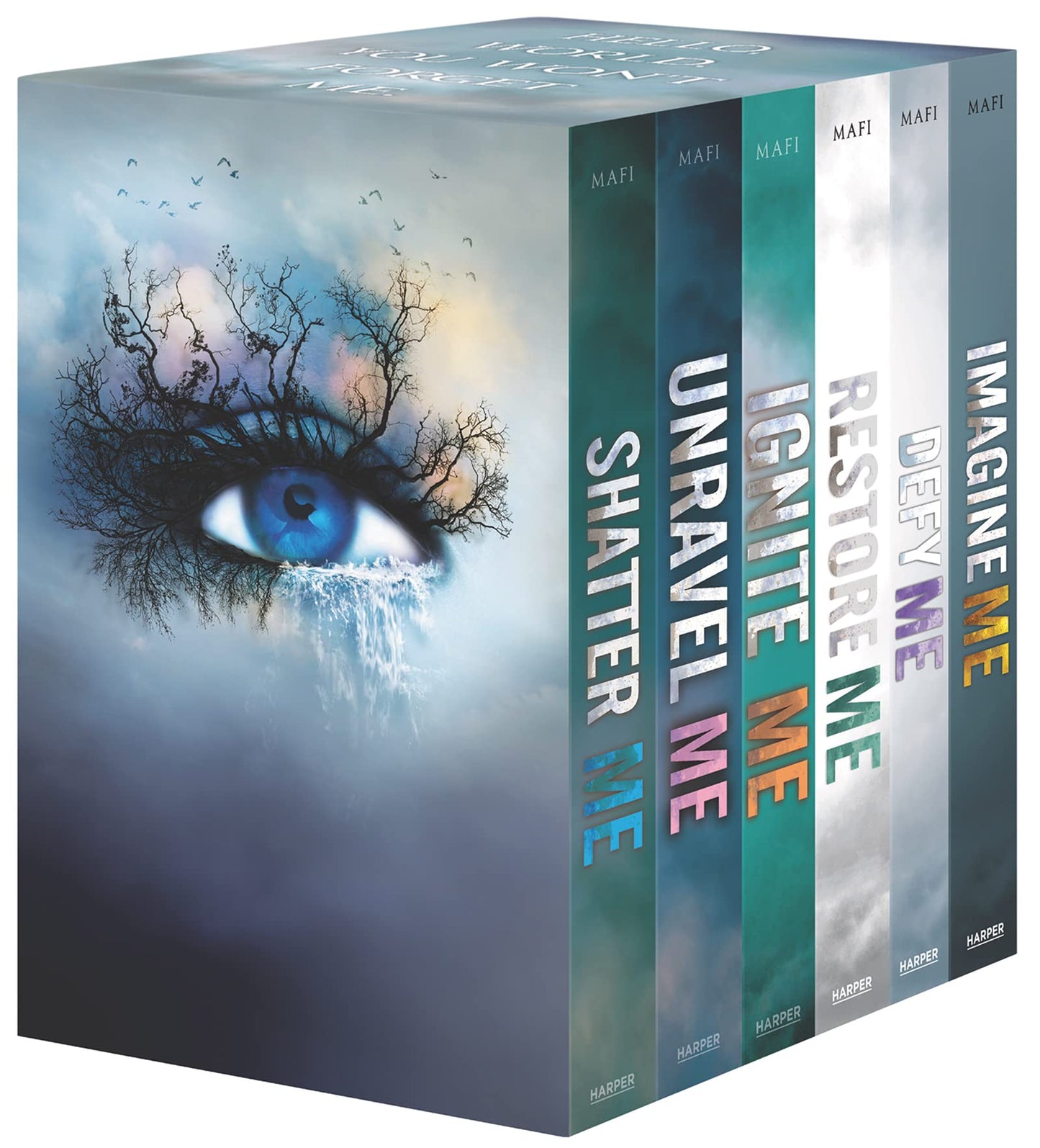 Libro: Shatter Me Series 6-Book Box Set: Shatter Me, Unravel Me, Ignite Me, Restore Me, Defy Me, Imagine Me: 1-6