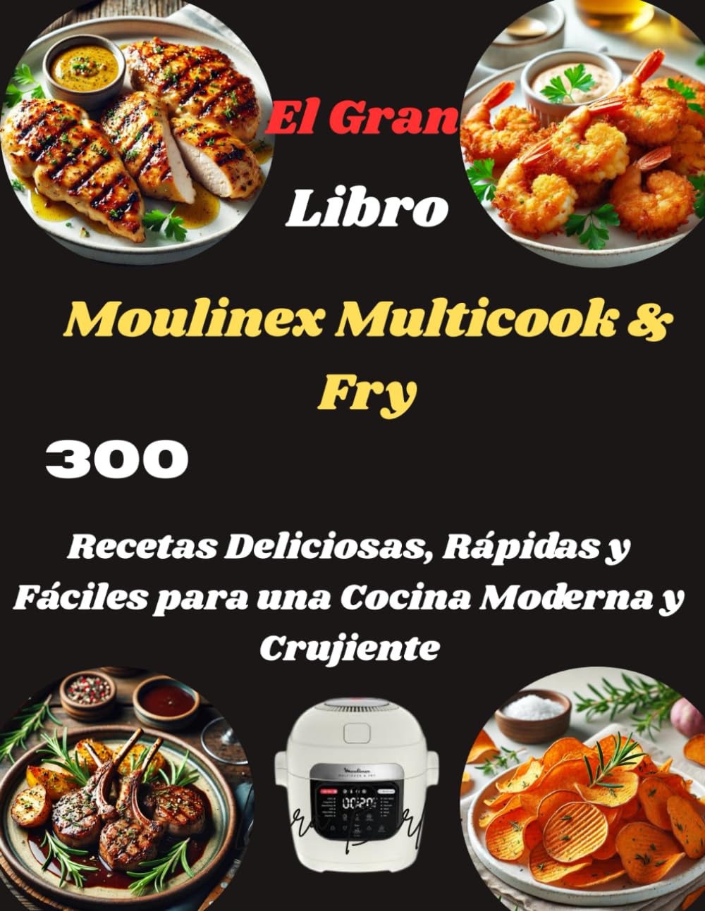 Libro: El Gran Libro Moulinex Multicook & Fry: 300 Recetas Deliciosas, Rápidas y Fáciles para una Cocina Moderna y Crujiente (Spanish Edition)