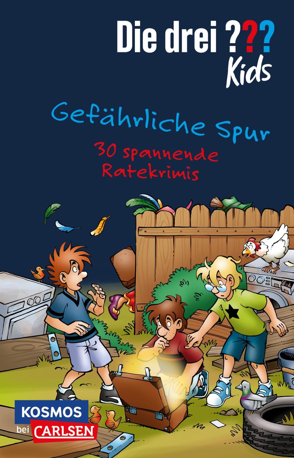 Libro: Die drei ??? Kids: Gefährliche Spur. 30 spannende Ratekrimis!