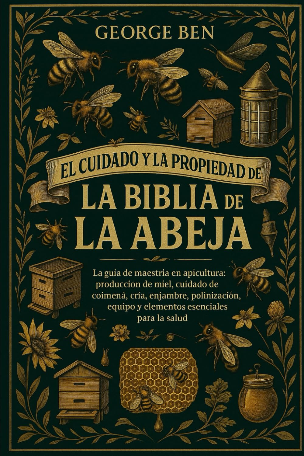 Libro: EL CUIDADO Y LA PROPIEDAD DE LA BIBLIA DE LA ABEJA: La guía de maestría en apicultura: producción de miel, cuidado de la colmena, cría, enjambre, ... equipo y elementos esenciales para la salud