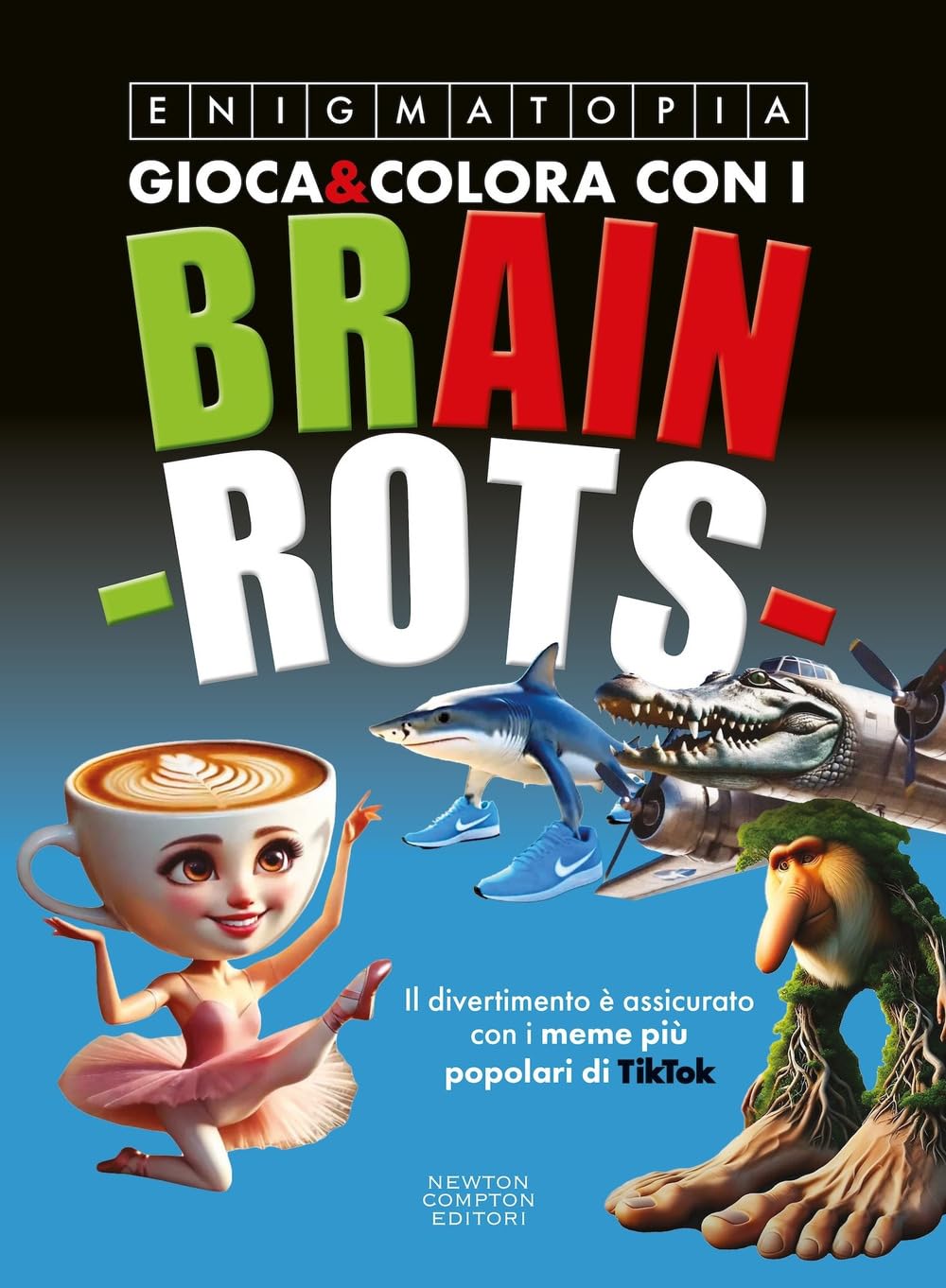 Libro: Gioca e colora con i Brain-rots (Grandi manuali Newton)
