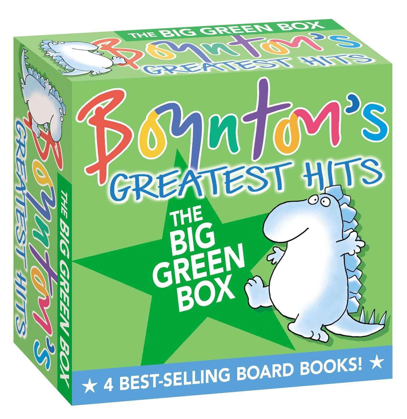 Libro: Boynton's Greatest Hits The Big Green Box (Boxed Set): Happy Hippo, Angry Duck; But Not the Armadillo; Dinosaur Dance!; Are You A Cow?