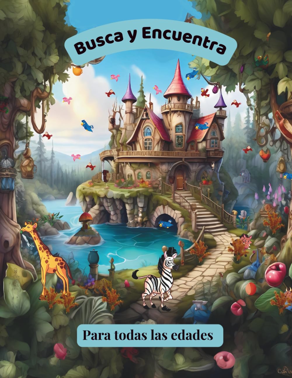 Libro: Busca y Encuentra Para todas las edades: Un libro de objetos ocultos con escenas detalladas para relajarse, observar y disfrutar sin prisas (Spanish Edition)
