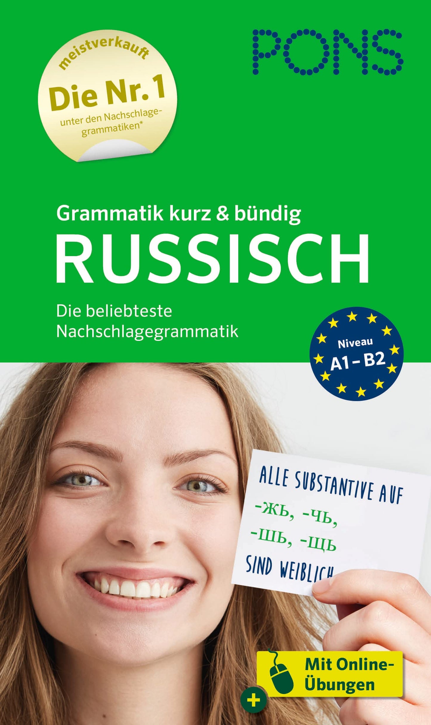 Libro: PONS Grammatik kurz und bündig Russisch: Die beliebteste Nachschlagegrammatik - mit Online-Übungen