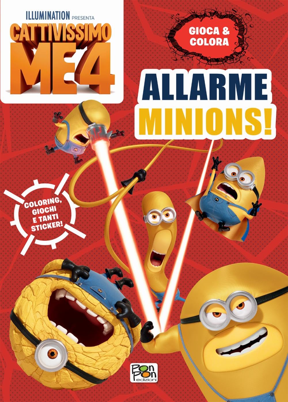 Libro: Allarme Minions! Cattivissimo me 4. Gioca & colora. Ediz. a colori