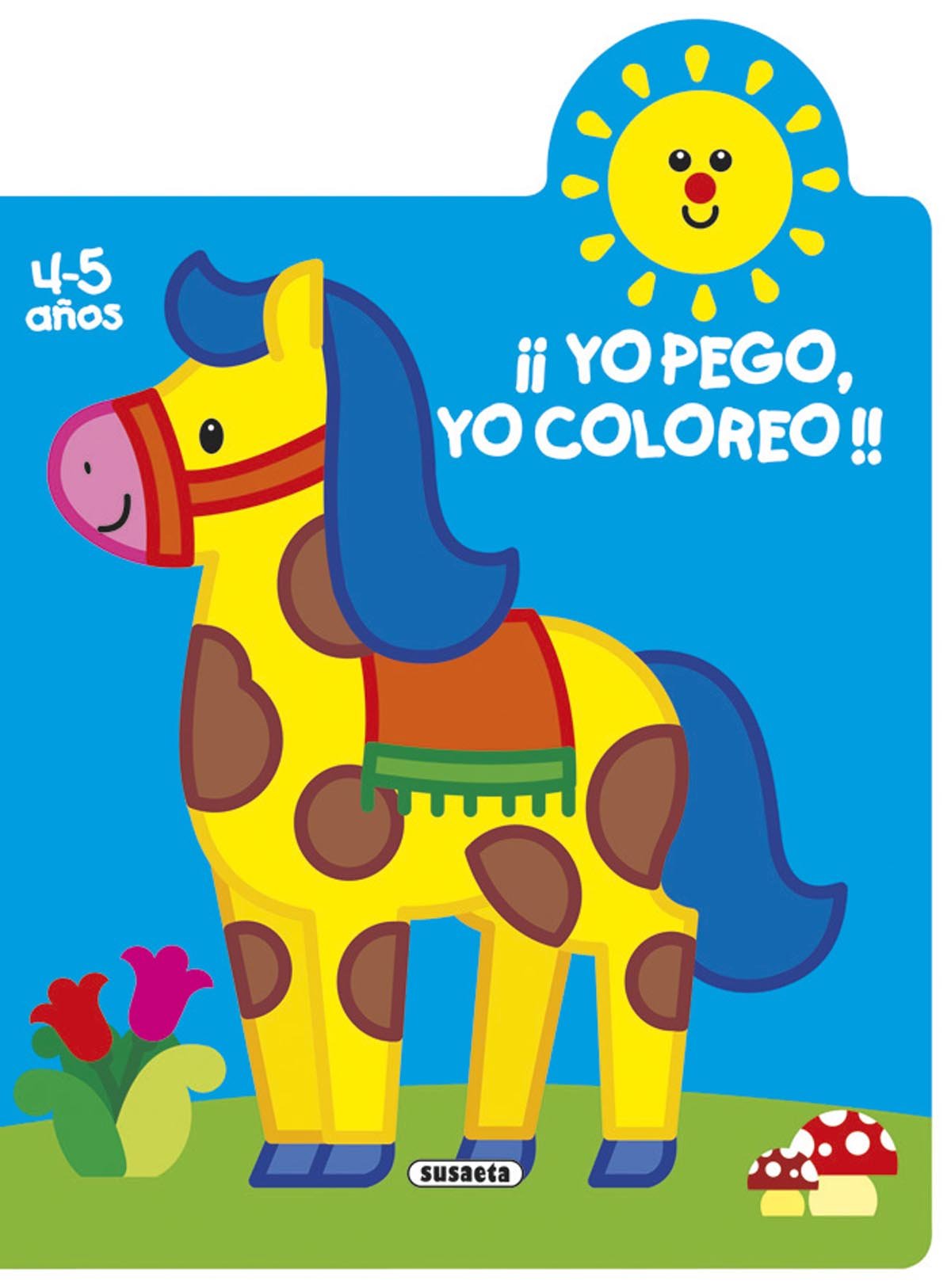 Libro: ¡Yo pego, yo coloreo! 4-5 años