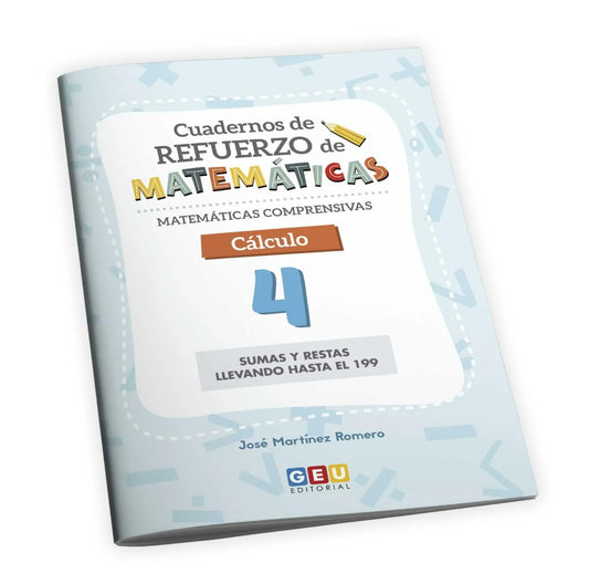 Cuaderno de Refuerzo de Matemáticas Comprensivas para 2º de Primaria - Cálculo 4