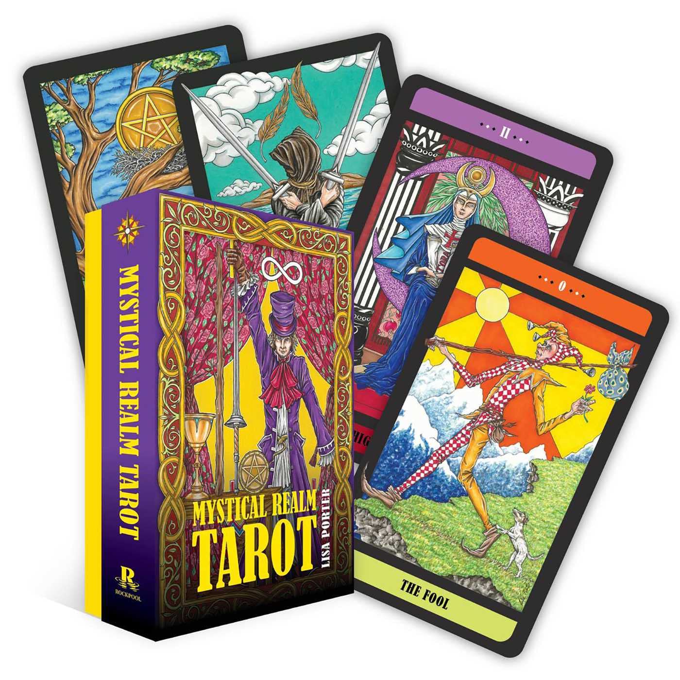 Libro: Mystical Realm Tarot: 78 Full-color Cards and 96-page Guidebook (Rockpool Tarot)