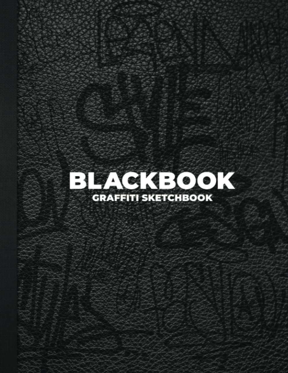 Libro: Blackbook Graffiti Sketchbook: Notebook for Drawing, Painting, Sketching or Doodling - 118 Pages - White Blank and Brick Textured - 8.5 x 11 inches