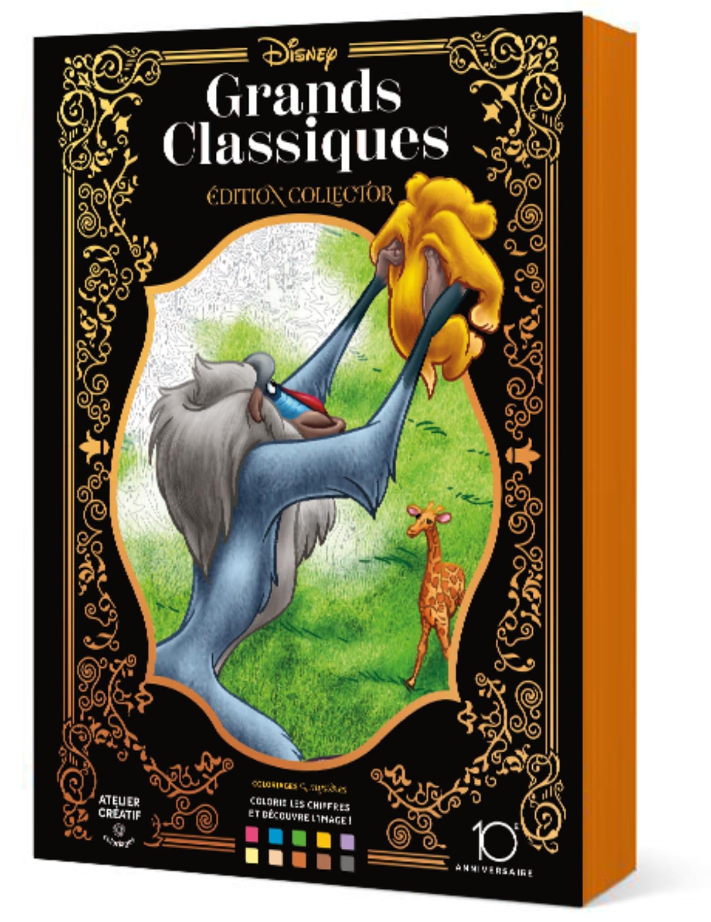 Libro: Grands classiques Disney: Colorie les chiffres et découvre l'image