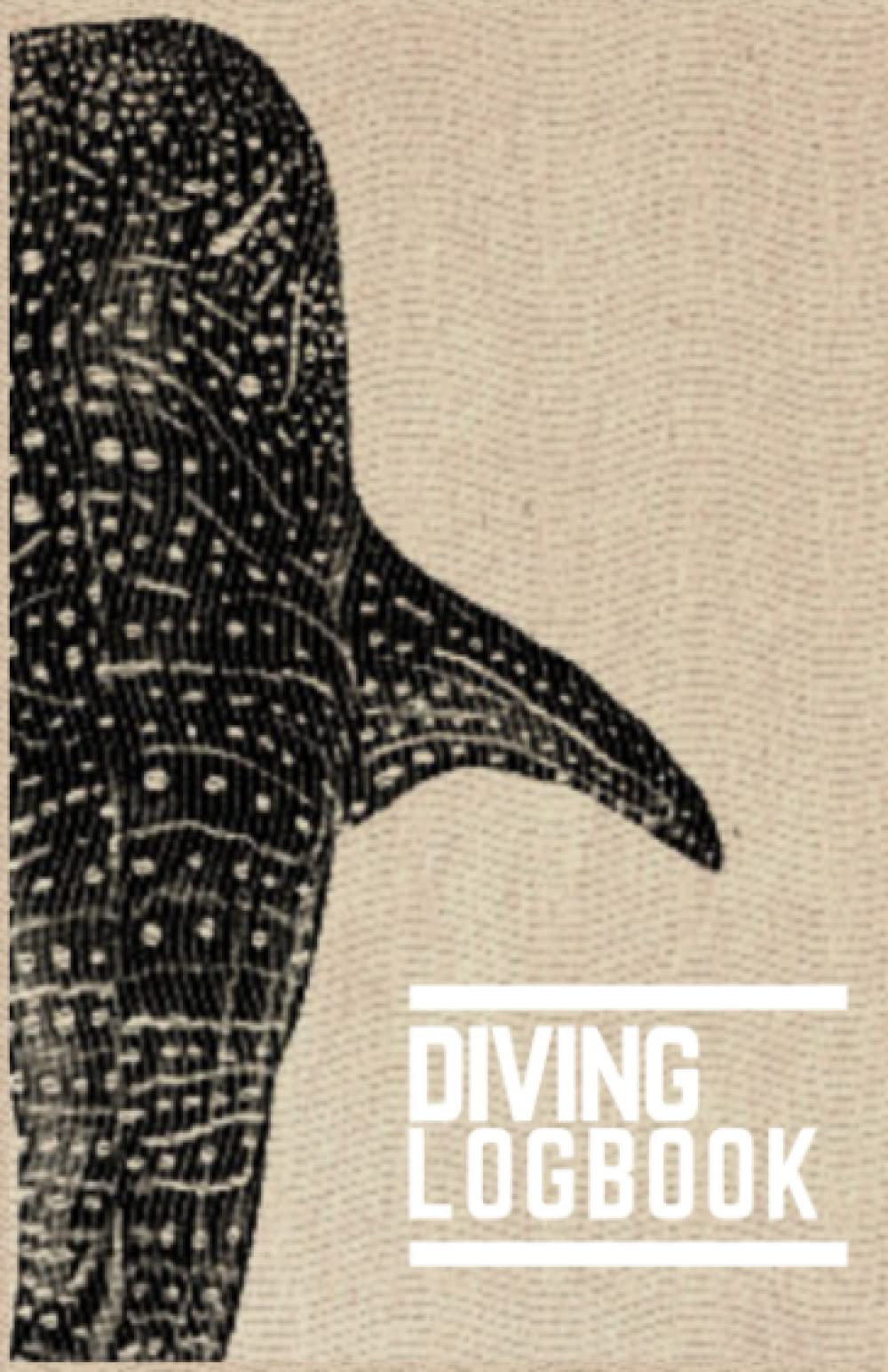 Libro: Diving Logbook: Scuba diver log book with whale shark pattern design - 100 dives