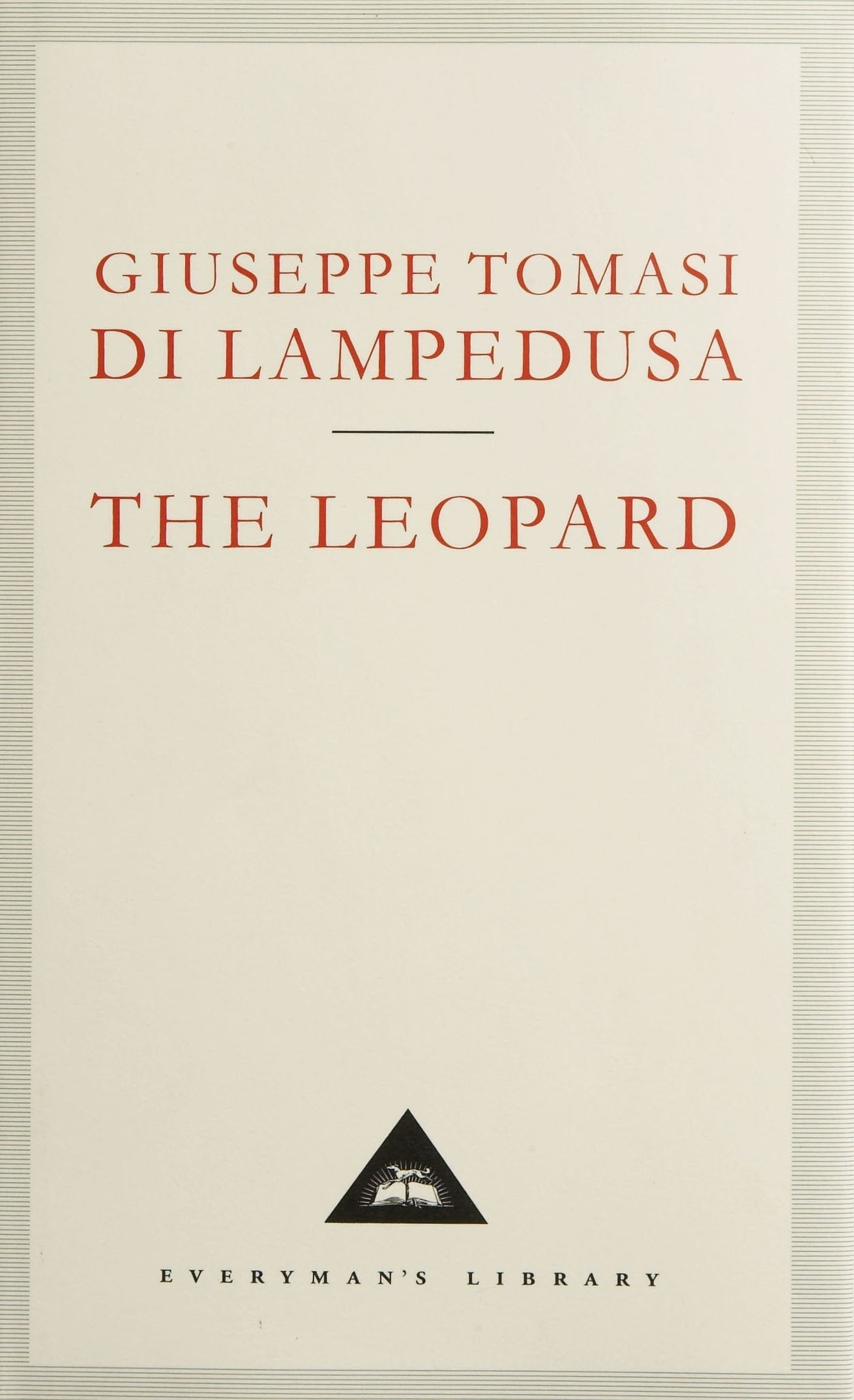Libro: Leopard, The: by Giuseppe Tomasi di Lampedusa (Everyman’s Library Contemporary Classics)