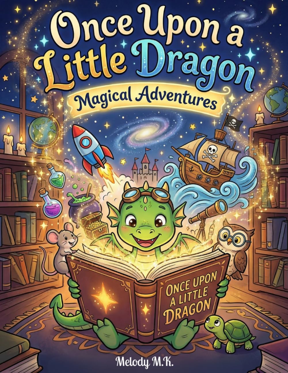 Libro: Once Upon a Little Dragon Coloring Book: Magical Adventures