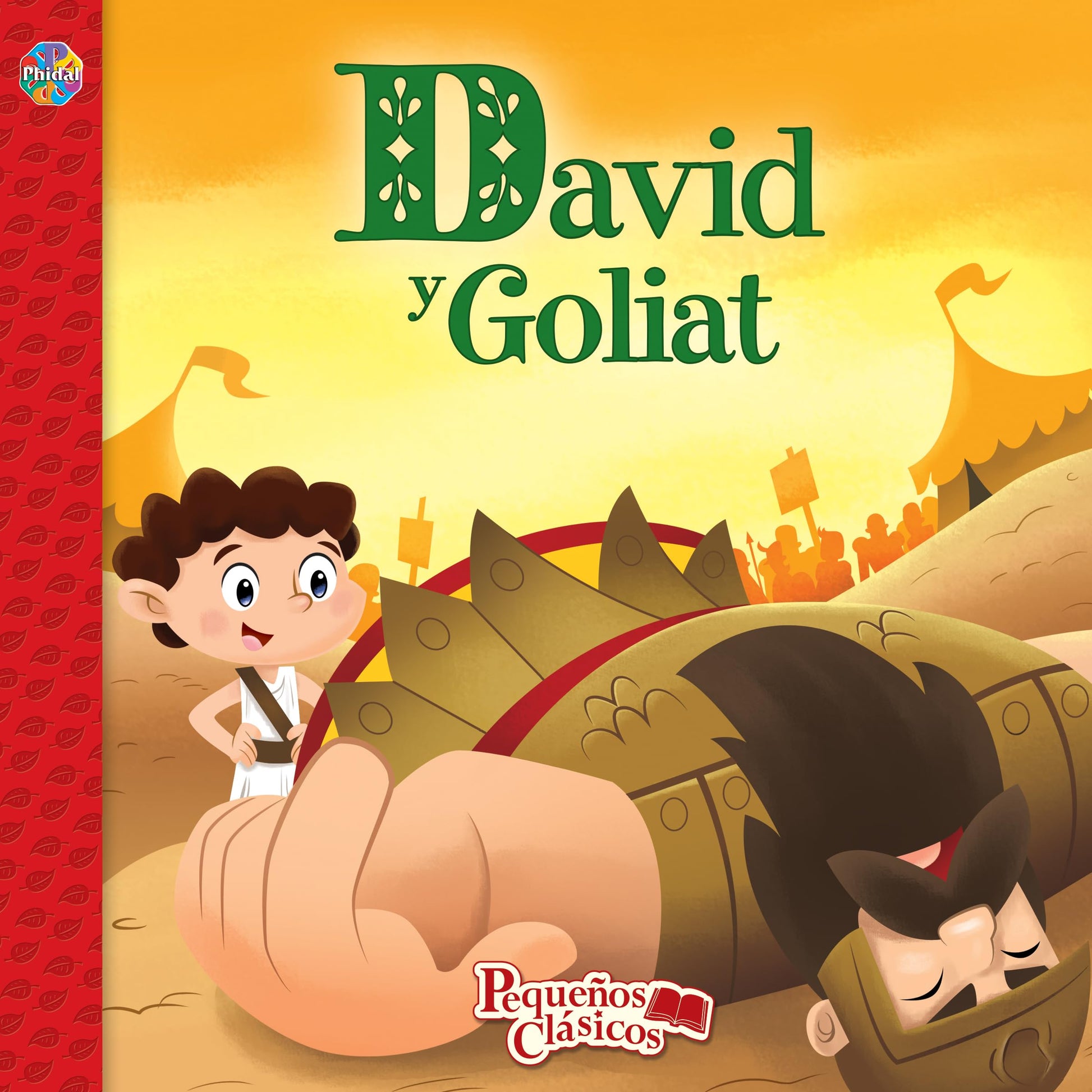 Libro: Phidal David y Goliat Pequeños Clásicos - Cuentos para niños, libro de 24 páginas