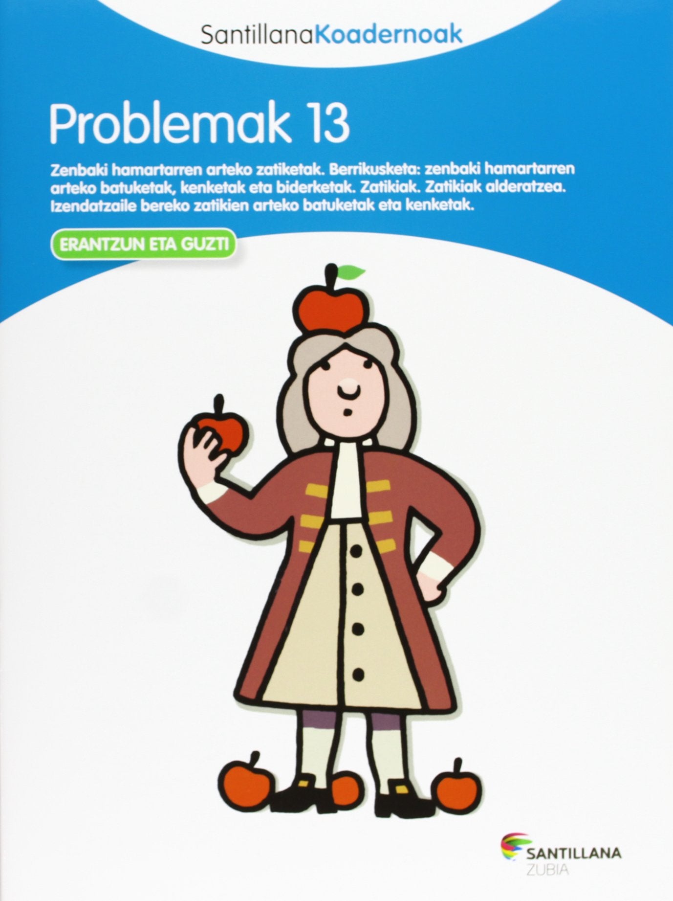 Libro: PROBLEMAK 13 SANTILLANA KOADERNOAK