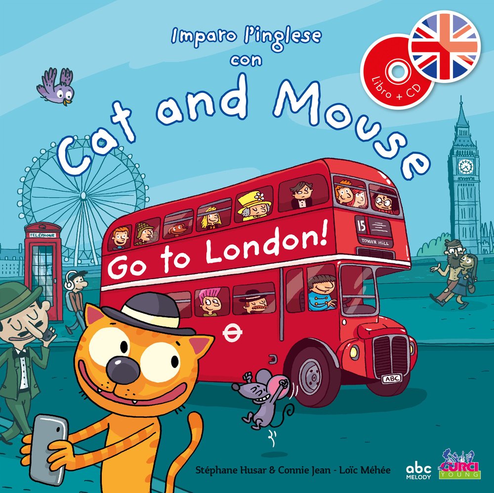 Libro: Imparo l'inglese con Cat and Mouse. Go to London! Ediz. illustrata. Con CD Audio