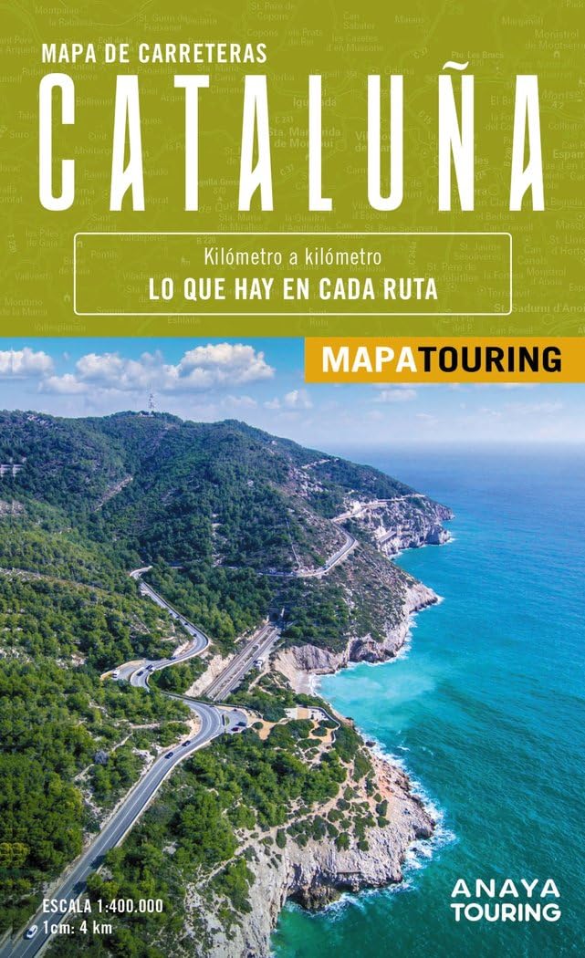 Libro: Mapa de carreteras de Cataluña 1:340.000 (Mapa Touring)