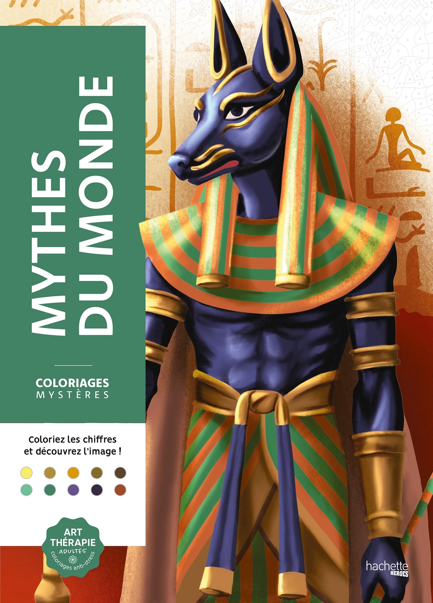 Libro: Coloriages mystères - Mythes du monde