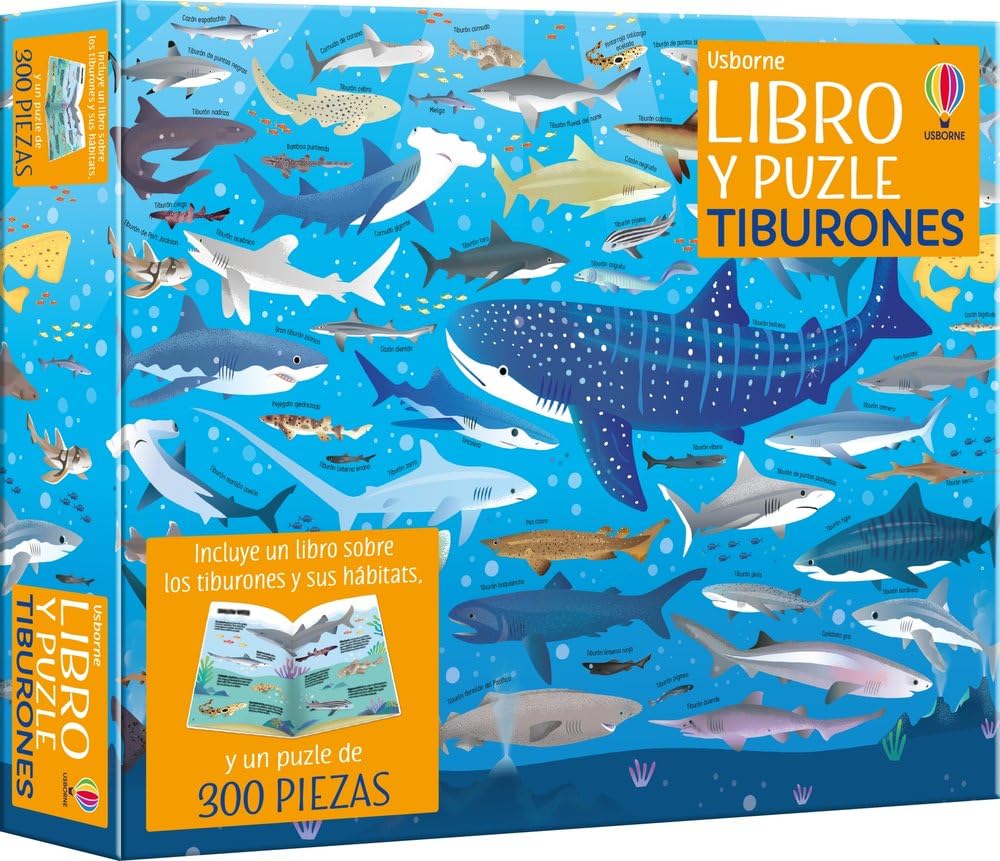 Libro: Tiburones (Libro y puzle)