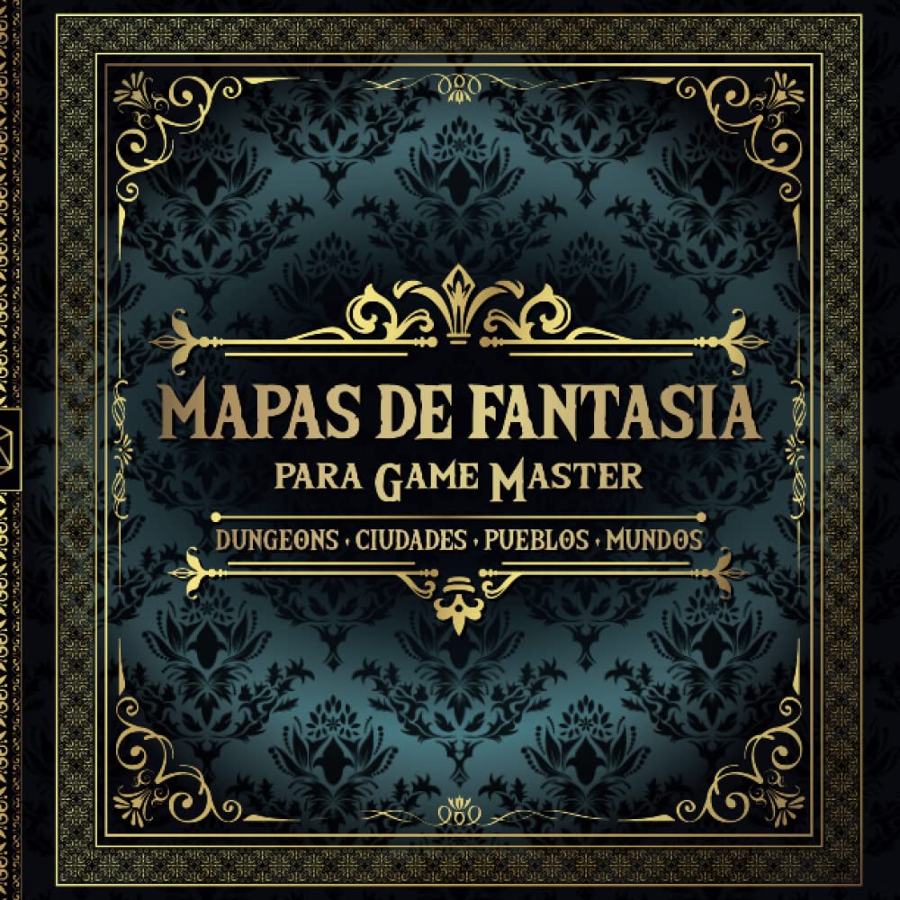 Libro: Mapas de Fantasía para Game Master - Dungeons, Ciudades, Pueblos, Mundos: Colección variada de 80 mapas para juegos de rol de mesa | Inspiración para ... perezosos (Mapas RPG para Game Master)