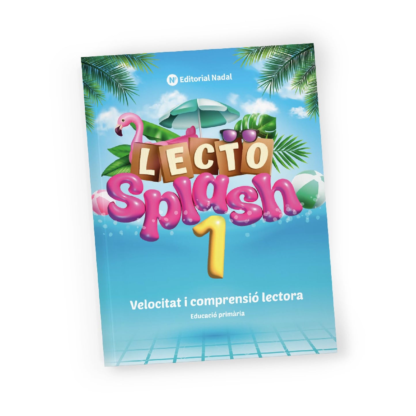 LECTOSPLASH 1 - Quadern de Comprensió i Velocitat Lectora en Català per a l'Estiu | Letra Lligada | Primer de Primària | 6 a 7 Anys | Exercicis i Repàs