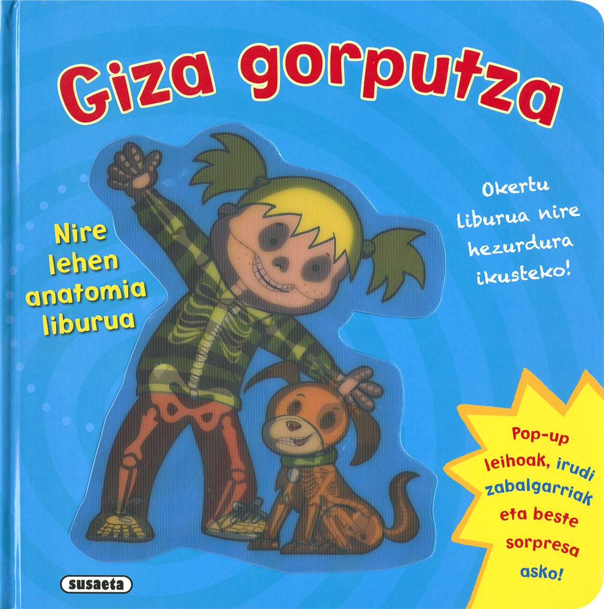 Libro: Giza-gorputza. Nire lehen anatomia liburua