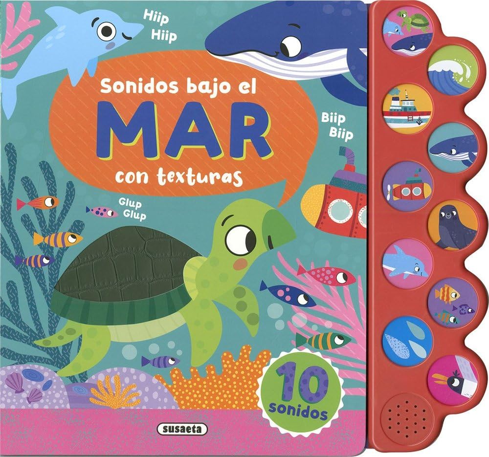 Libro: Sonidos bajo el mar (Libro para tocar y escuchar)