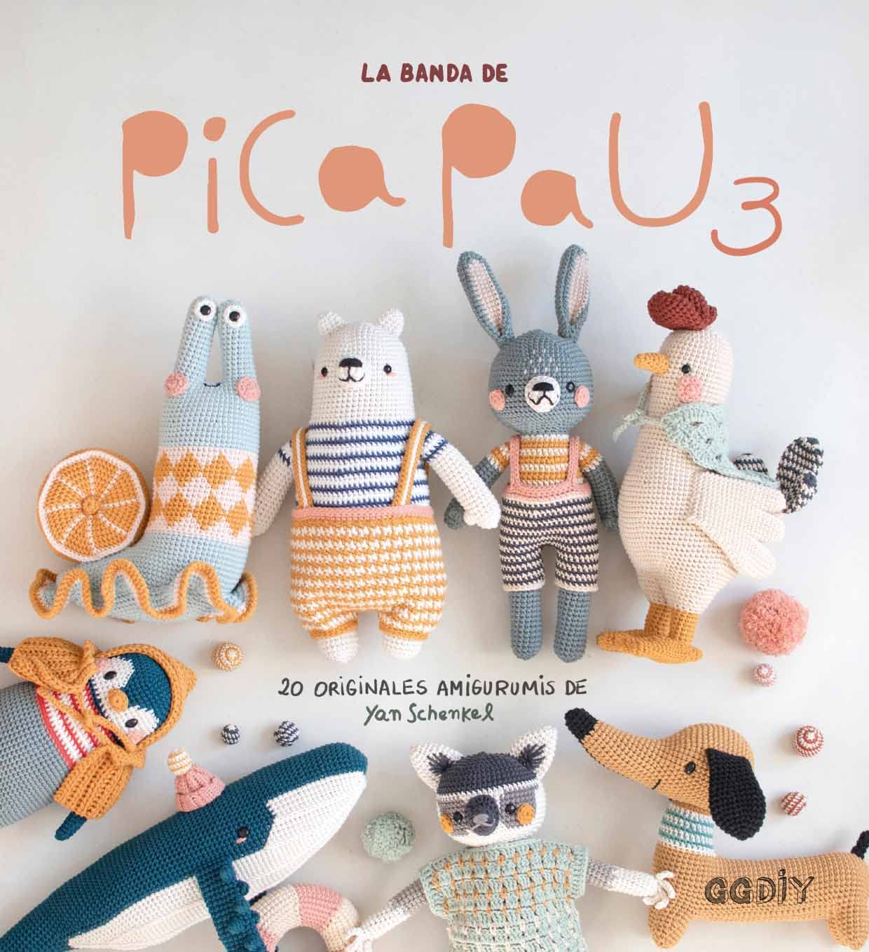Libro: La banda de Pica Pau 3: 20 originales amigurumis de Yan Schenkel (GGDIY)