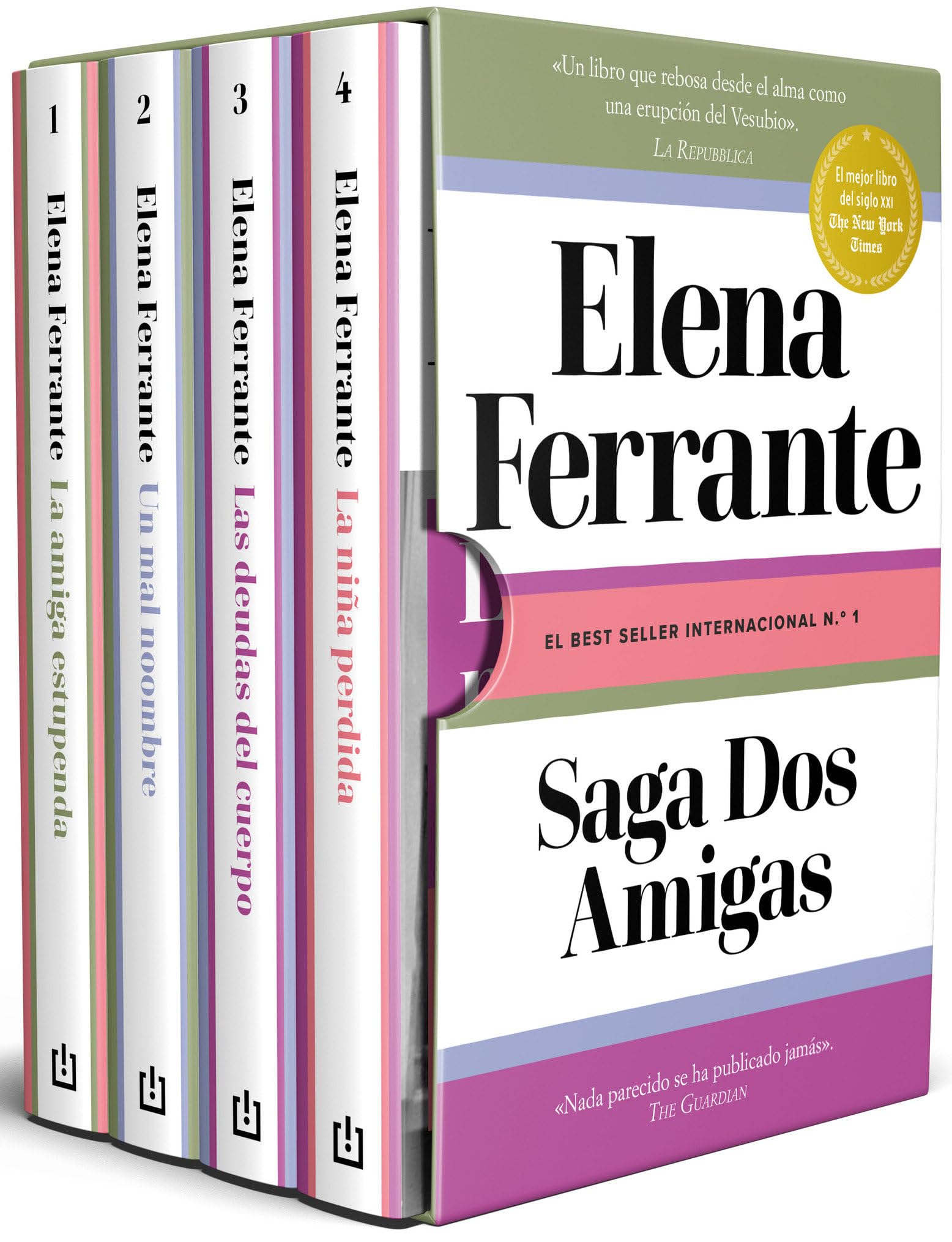 Saga Dos amigas (La amiga estupenda | Un mal nombre | Las deudas del cuerpo | La niña perdida): 1-4 (Best Seller)