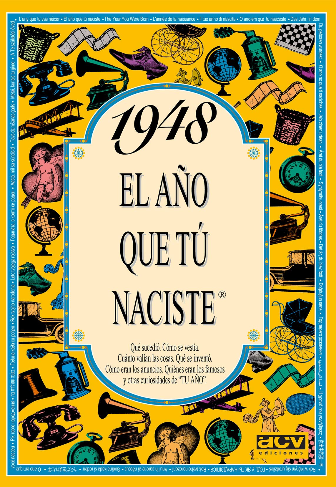 1948 EL AÑO QUE TÚ NACISTE - Regalo de cumpleaños ideal para quienes cumplen 78 años en 2026