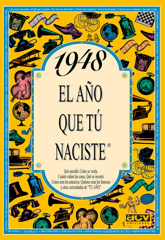 1948 EL AÑO QUE TÚ NACISTE - Regalo de cumpleaños ideal para quienes cumplen 78 años en 2026