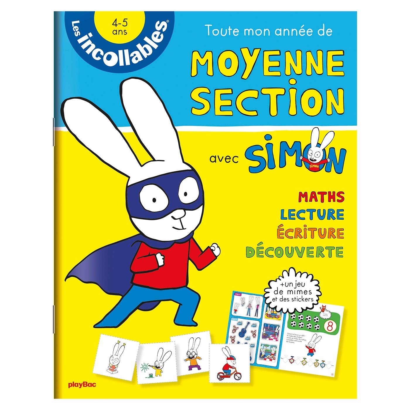 Libro: Toute mon année de moyenne section avec Simon: 4-5 ans