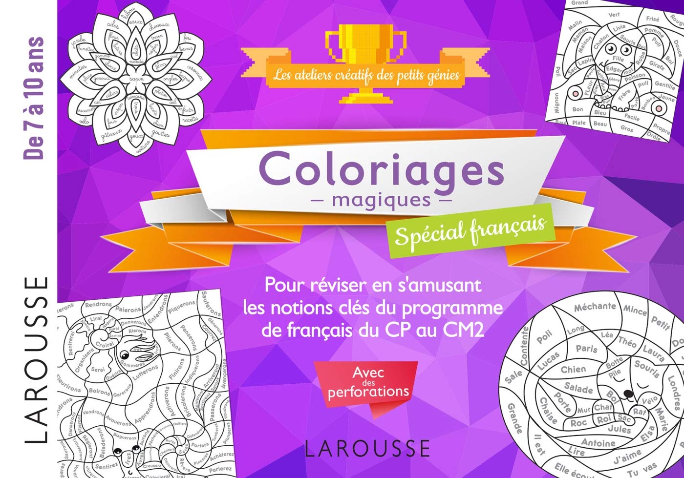Libro: Coloriages magiques spécial français