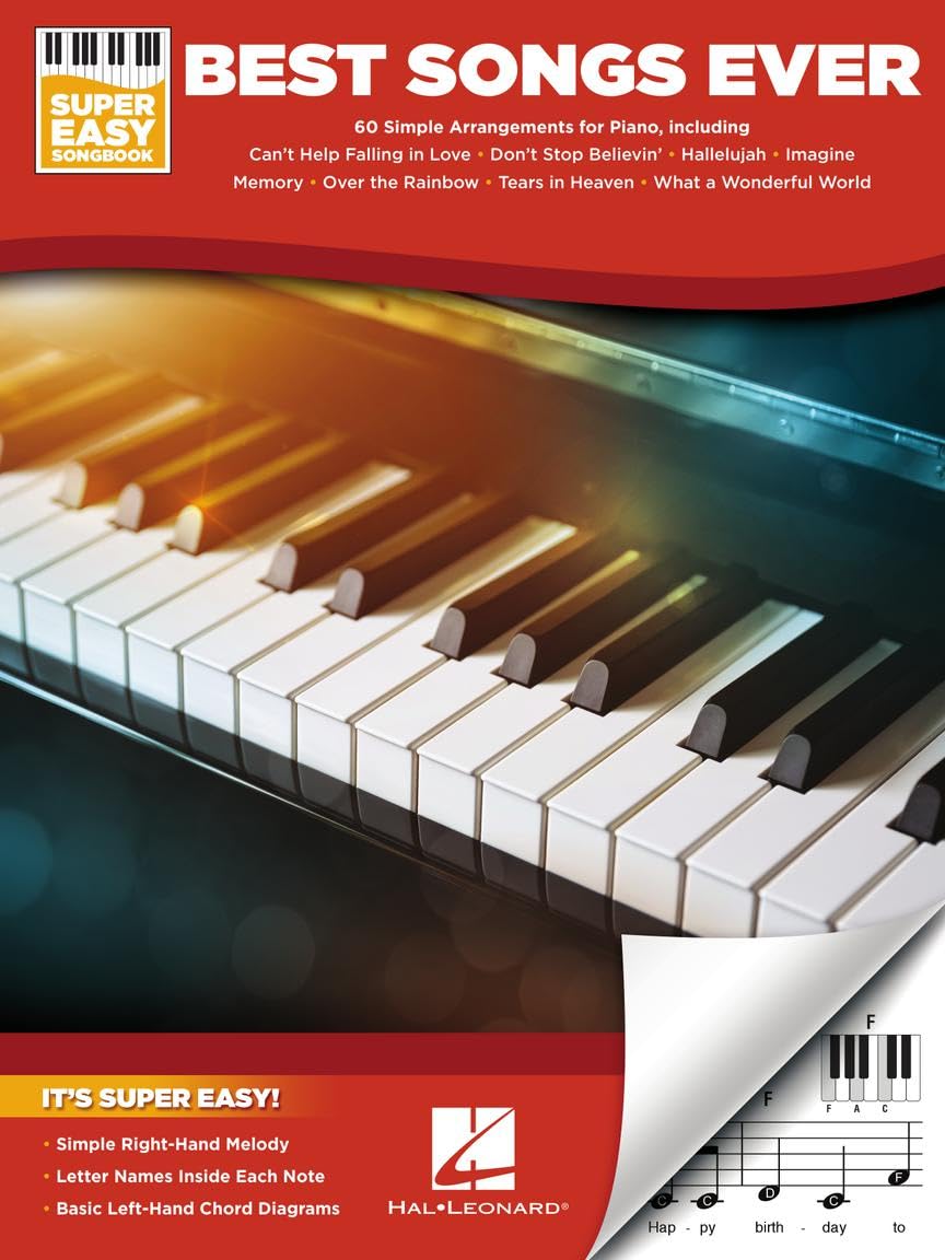 Libro: Best Songs Ever - Super Easy Piano