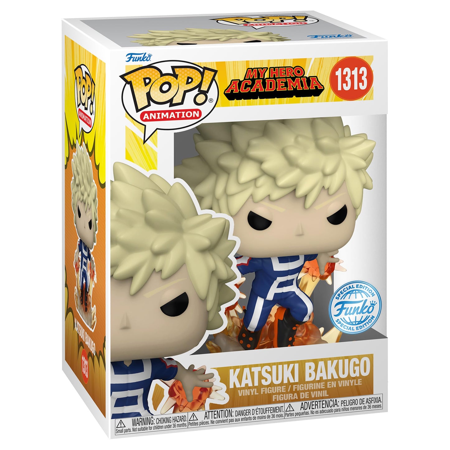 Funko Pop! Animación: Mi Academia de Héroes - Katsuki Bakugo Training Special Edition Multicolor Exclusivo Figura de Vinilo #1313