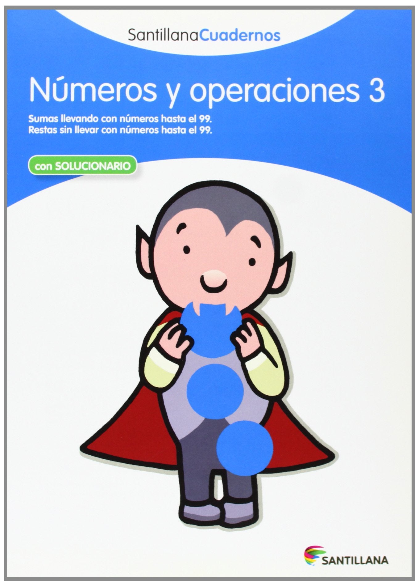 Libro: NUMEROS Y OPERACIONES 3 SANTILLANA CUADERNOS