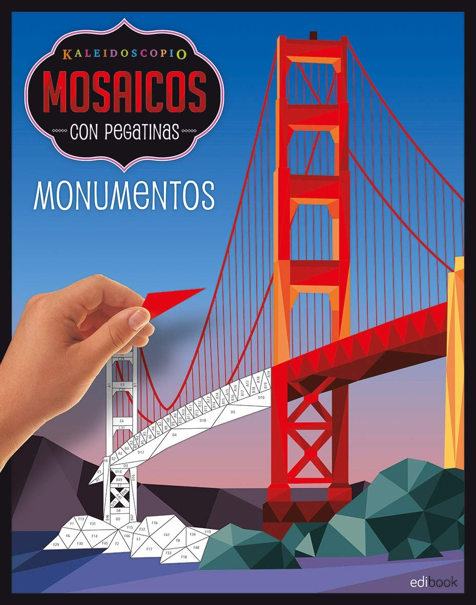Libro: Kaleidoscopio. Mosaicos pegatinas adultos. Monumentos