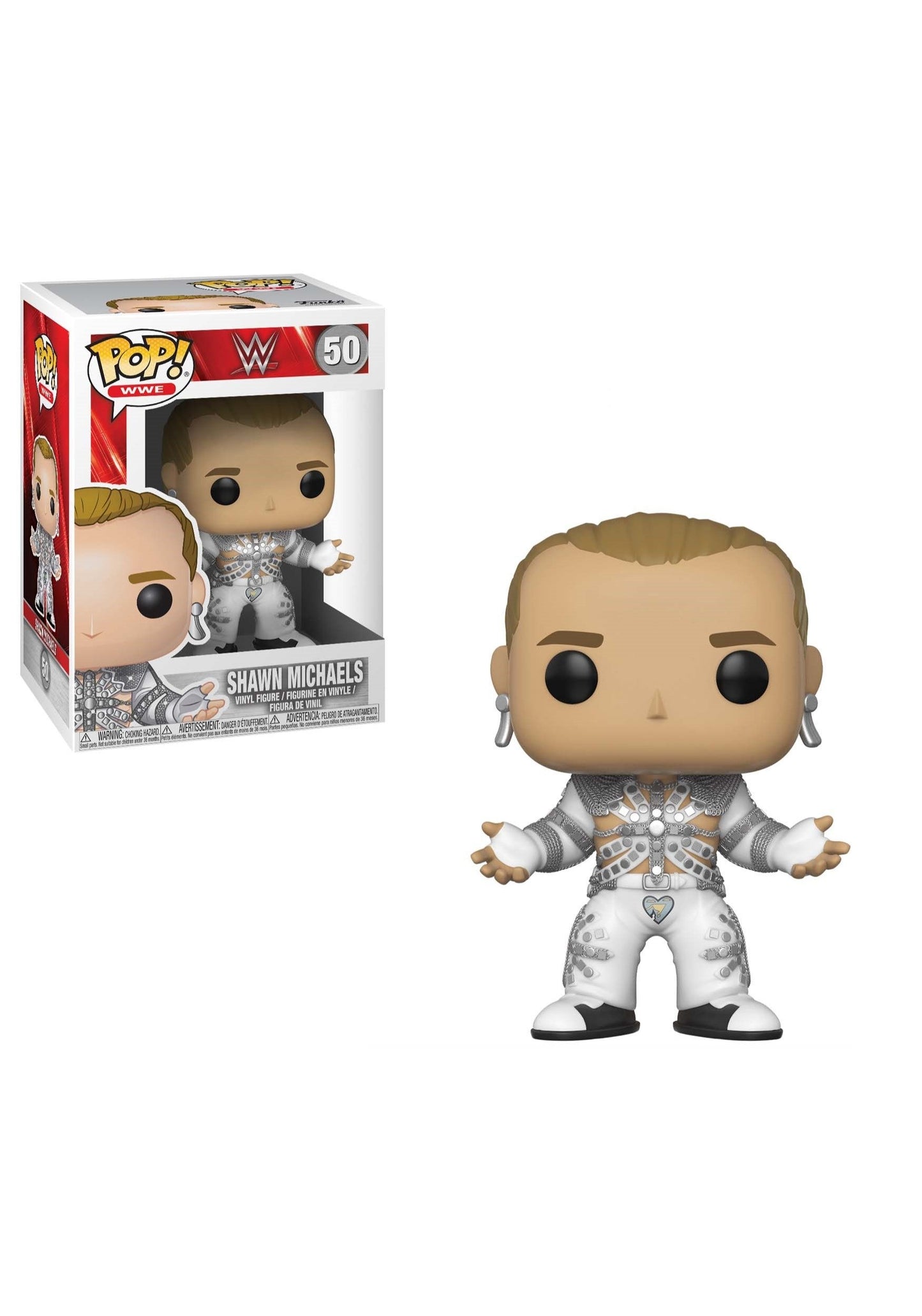 Funko Pop WWE: WWE Shawn Michaels (WrestleMania12) Collectible Figura, Multicolor