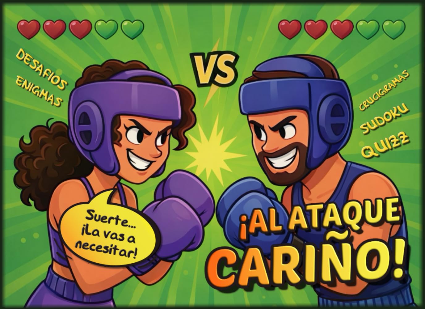 Libro: ¡Al Ataque, Cariño! Retos para pareja: Libro de juegos divertidos para novios que no saben perder y siempre quieren la revancha (Spanish Edition)