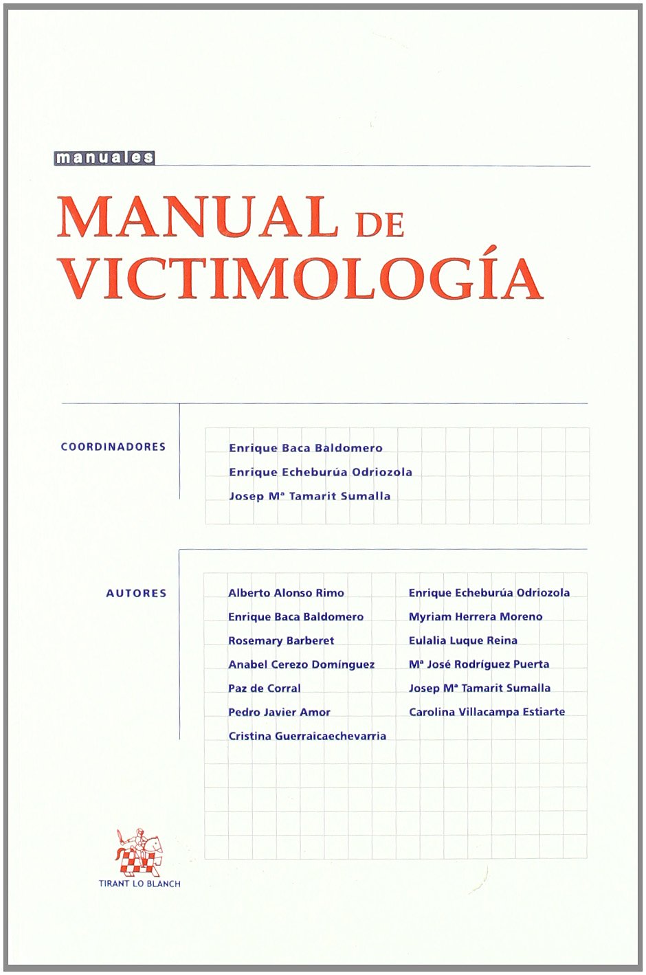 Libro: Manual de victimología