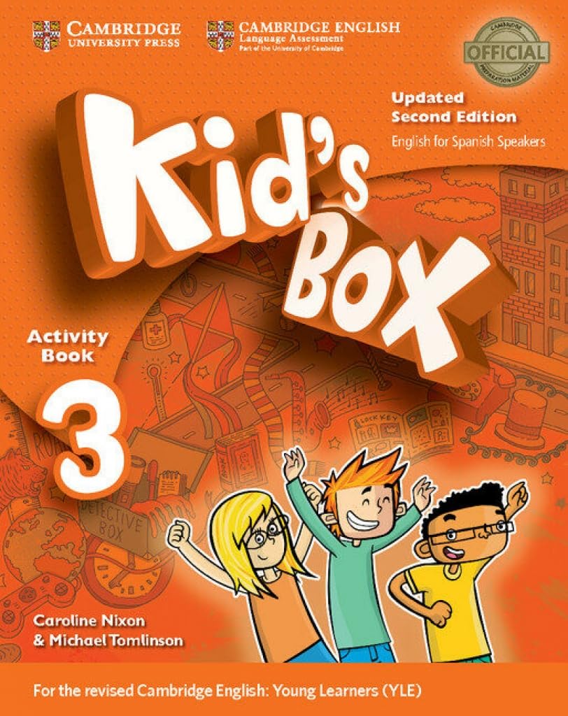 Libro: Kid's Box Level 3 Activity Book with CD ROM and My Home Booklet Updated English for Spanish Speakers