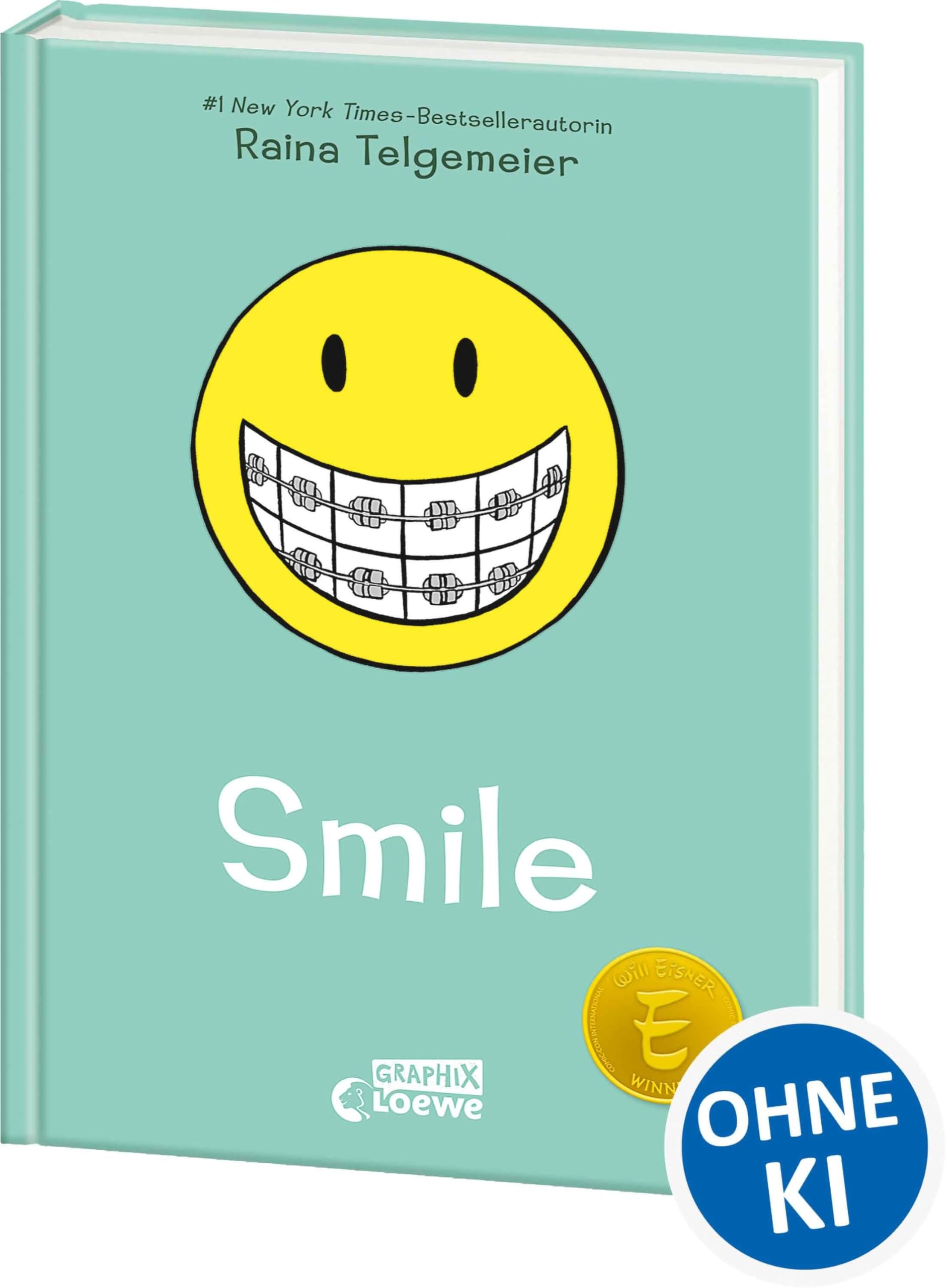 Libro: Smile (Smile-Reihe, Band 1): Lass dir von diesem New York Times-Comicbuch-Bestseller ein Lächeln ins Gesicht zaubern