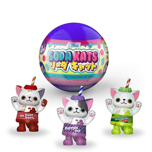 Funko Paka Paka: Soda Kats - Blind Capsule, One Mystery Figura, Multicolor