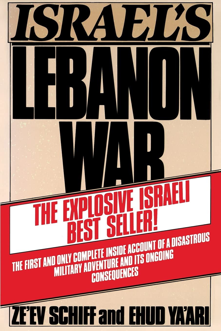 Libro: Israel's Lebanon War