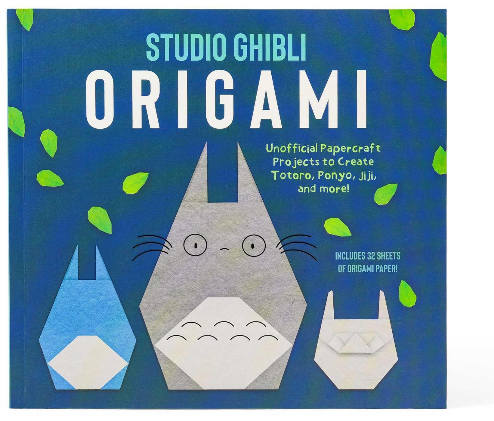 Libro: Studio Ghibli Origami: Unofficial Papercraft Projects to Create Totoro, Ponyo, Jiji, and More! (Origami Books)