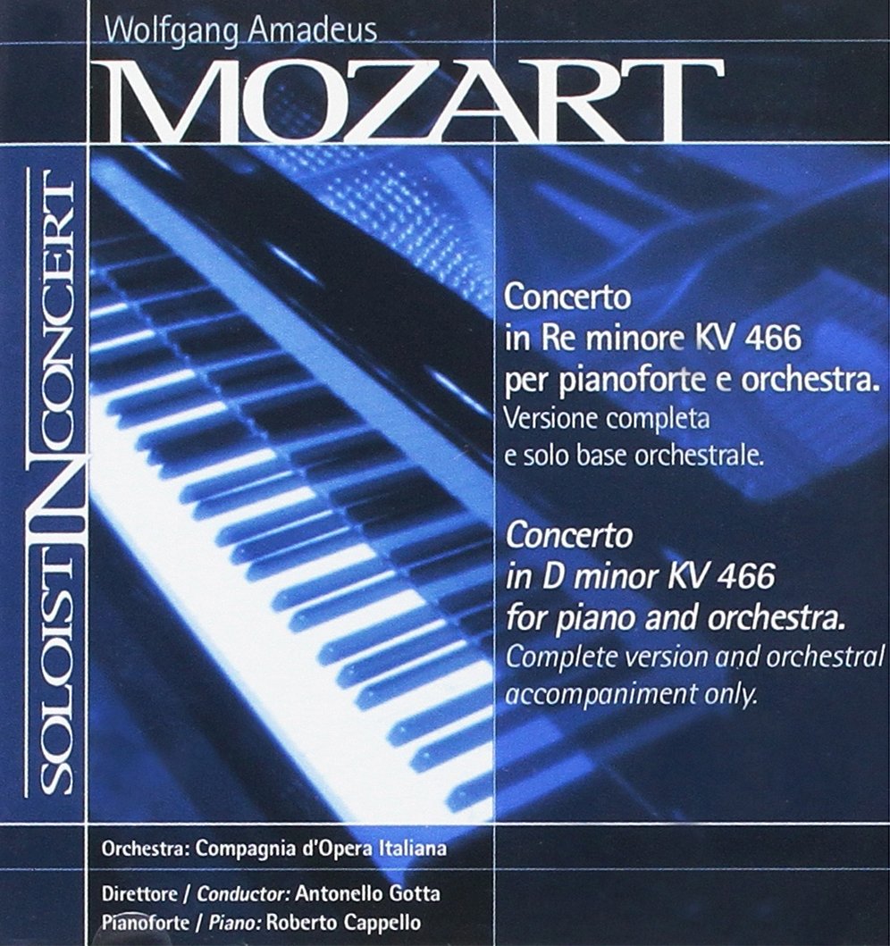 Libro: Mozart Concerto No. 20 in D Minor, KV466 Book with Online Audio