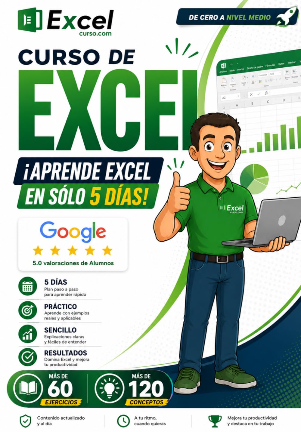 Libro: Curso de Excel: Aprende a dominarlo (Domina Excel de cero a experto)