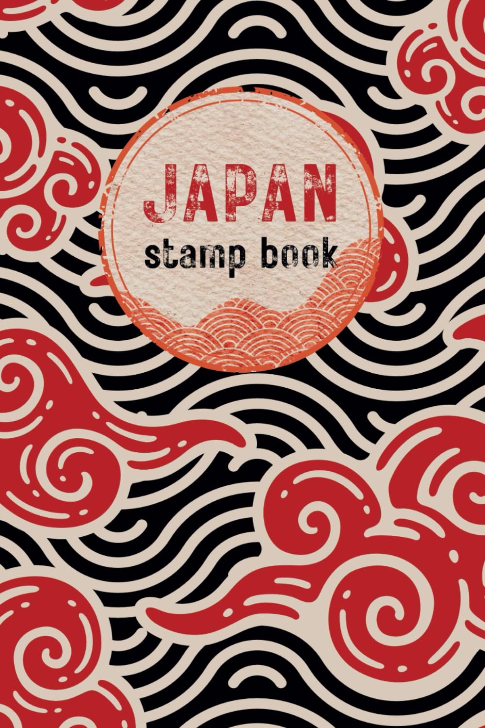 Libro: Japan Stamp Book: Collect Your Unique Travel Memories | Traditional Japanese Pattern Edition | Classic 4x6 Passport Size